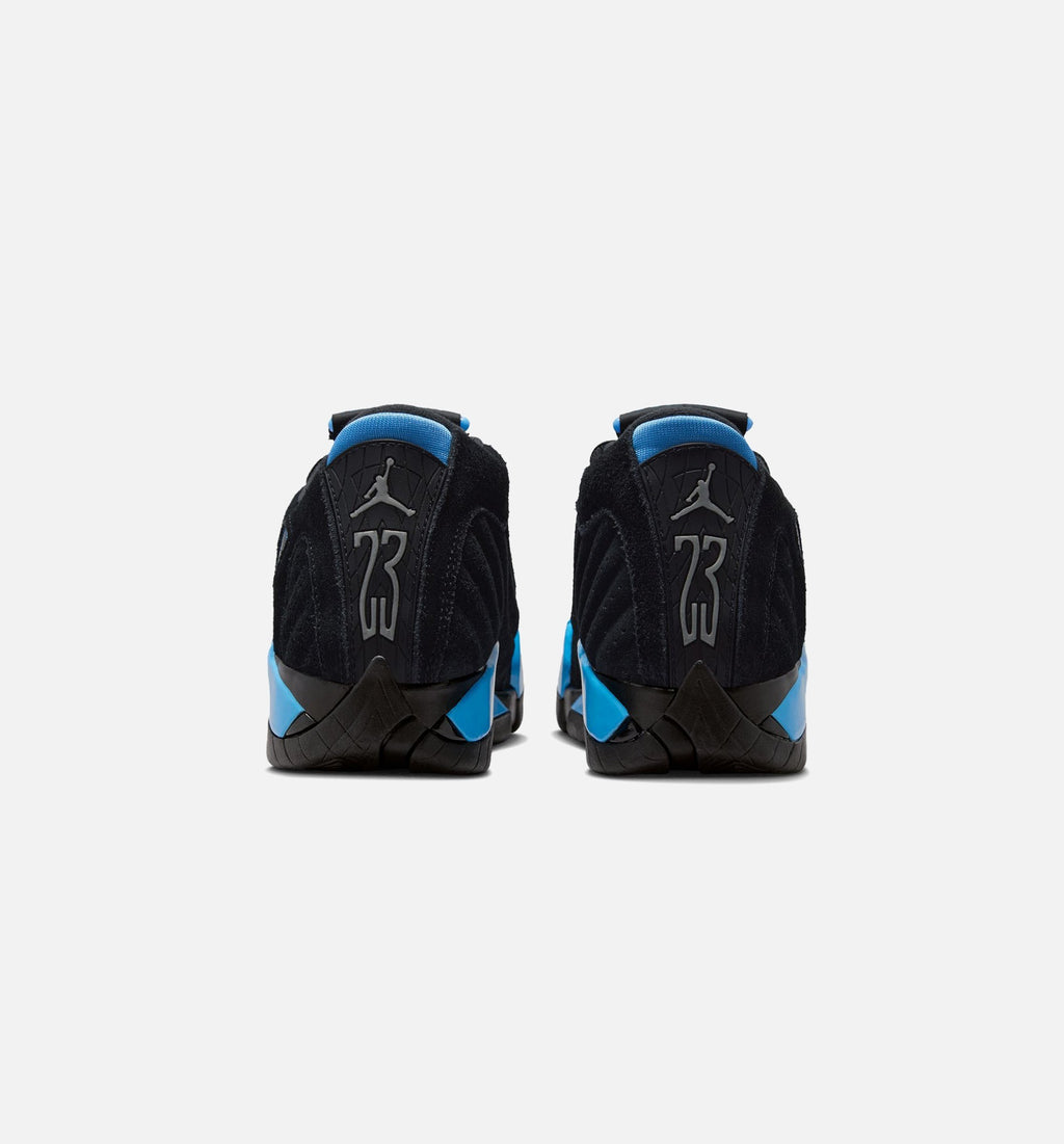 Air Jordan 14 Retro Black University Blue – Grade School Lifestyle Shoe in Black/White/University Blue