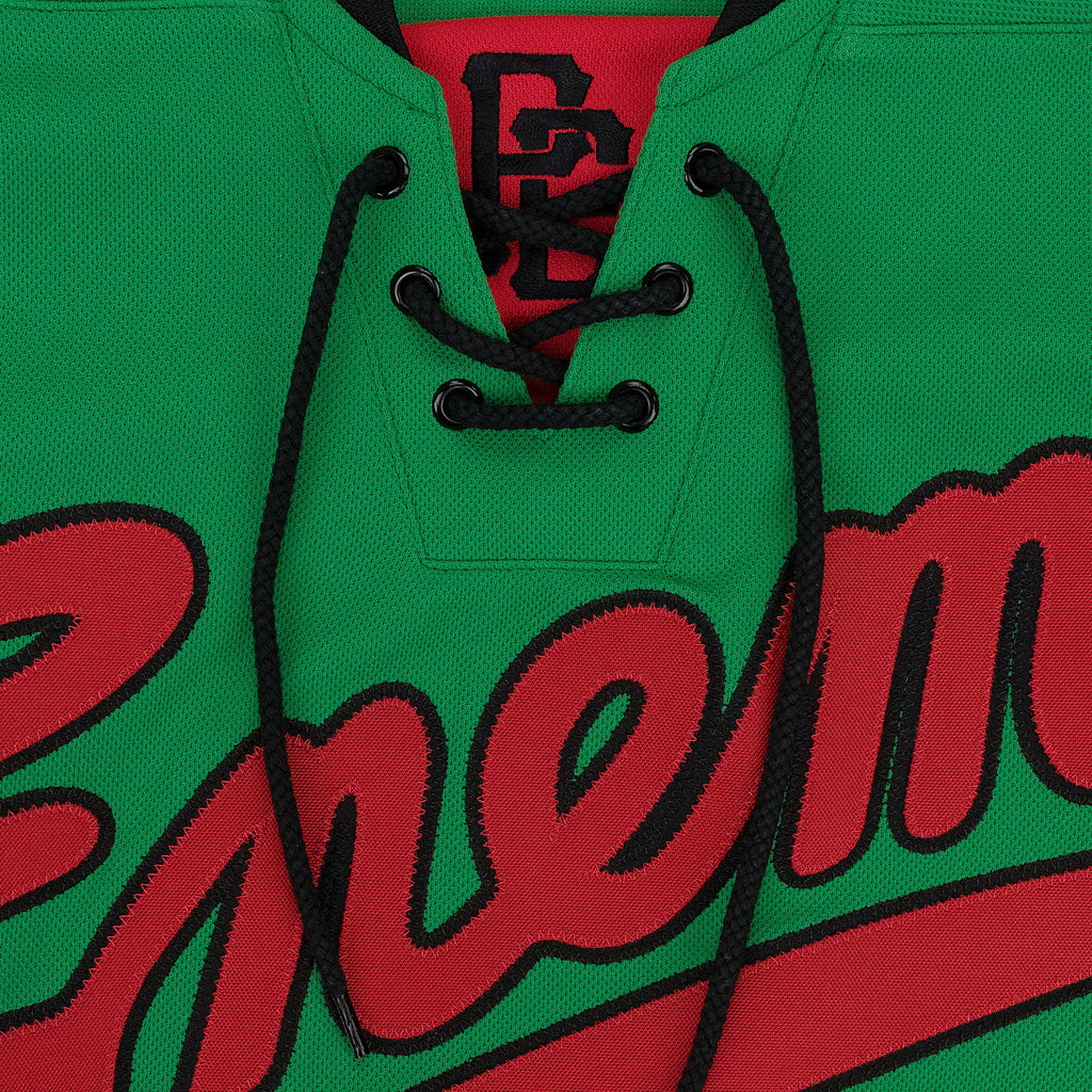 GREEN PUBLIC ENEMY GAME SWEATSHIRT