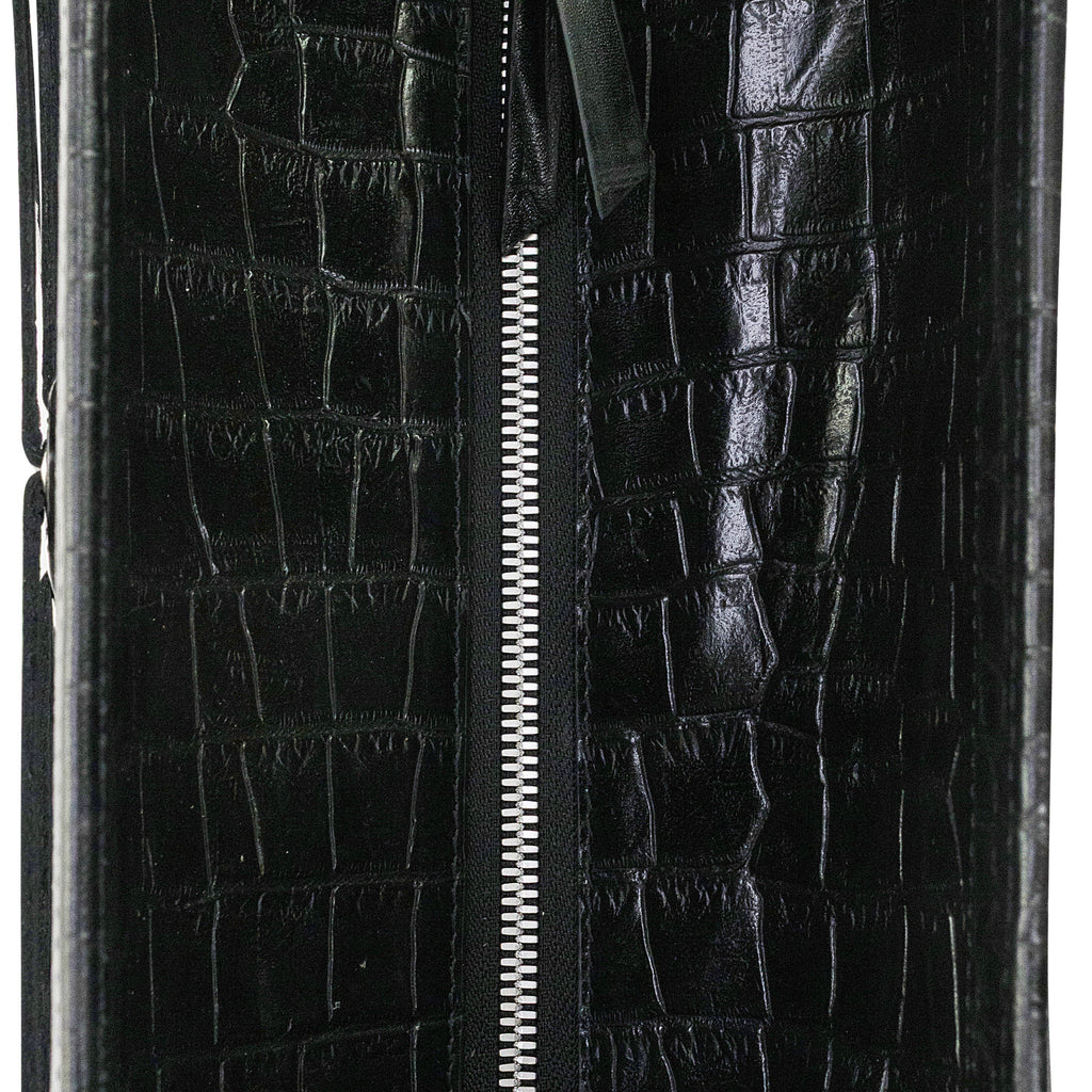 BLACK ARCH TOTE XL MESSENGER BAG