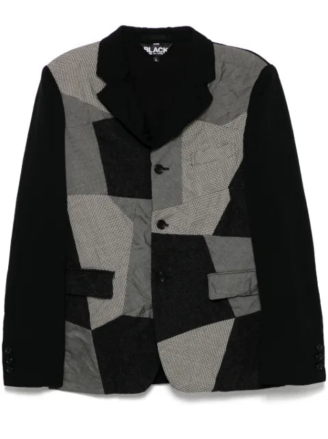 Black Comme Des Garçons panelled blazer
