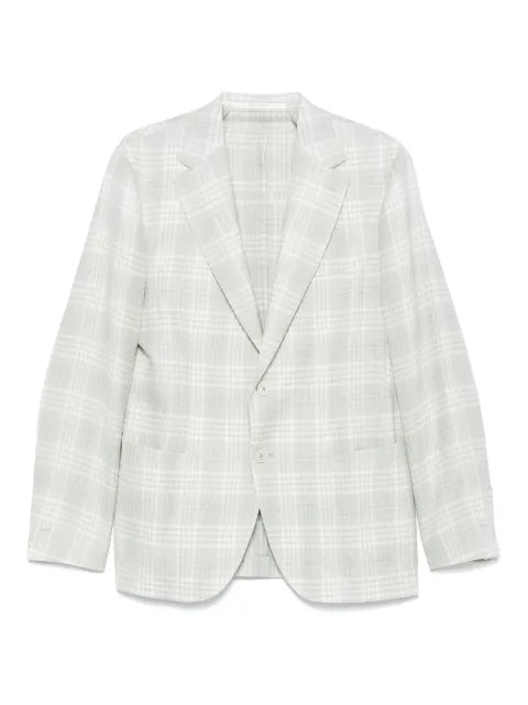 Eleventy checked blazer