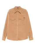 Dolce & Gabbana corduroy button-fastening shirt jacket