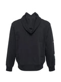 Blackjack zip-fastening logo-detail hoodie