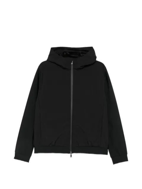 Herno hooded zip-up jacket