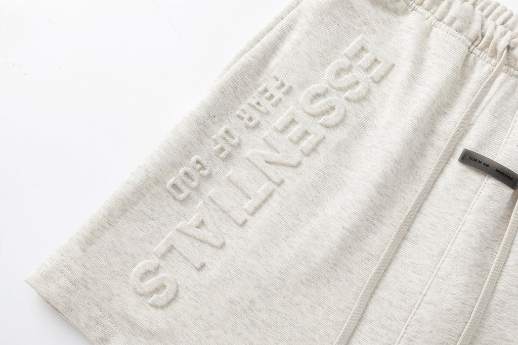 Fear of God Essentials Embossed Letter Relaxed-Fit Shorts Unisex