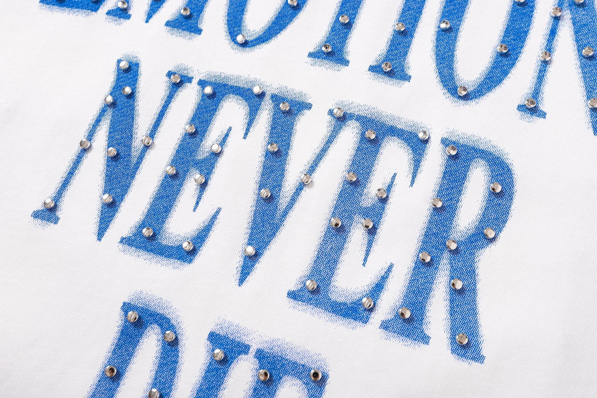MIXED EMOTION Never Die Graphic Short-Sleeve T-Shirt