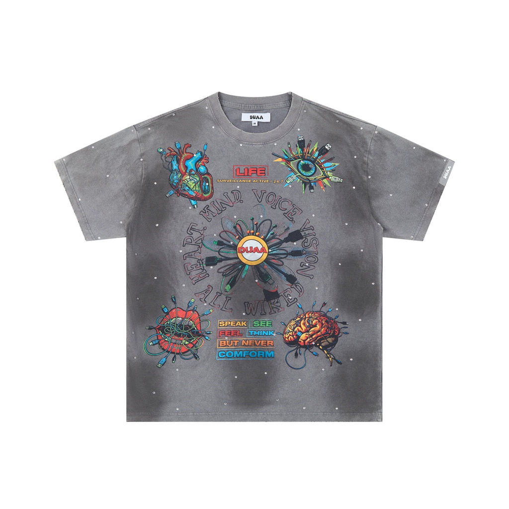 DUAA New Age Graphic T-Shirt