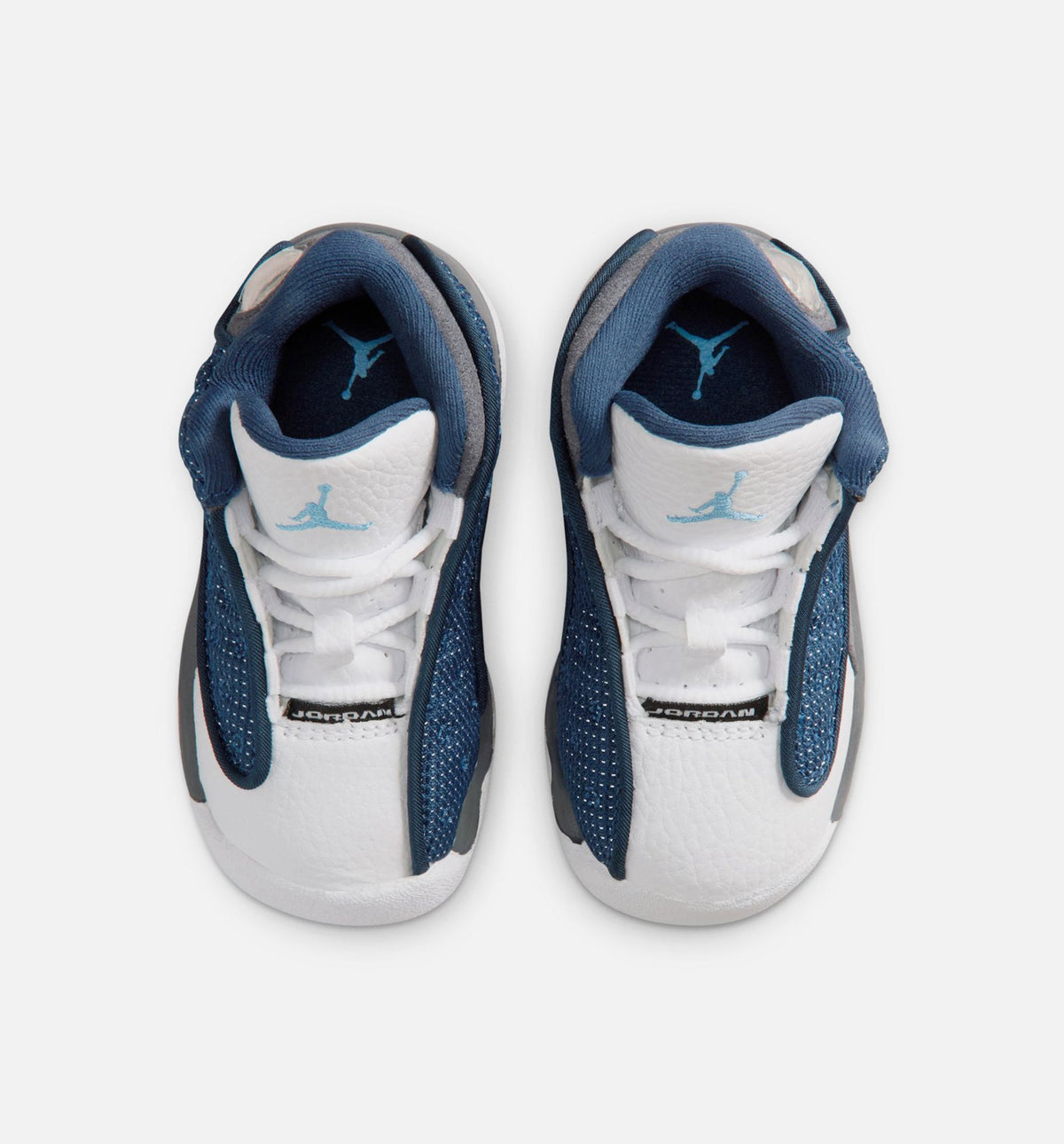 Air Jordan 13 Retro Navy And Flint Grey Infant & Toddler Lifestyle Shoes - Navy/University Blue/Flint Grey/White