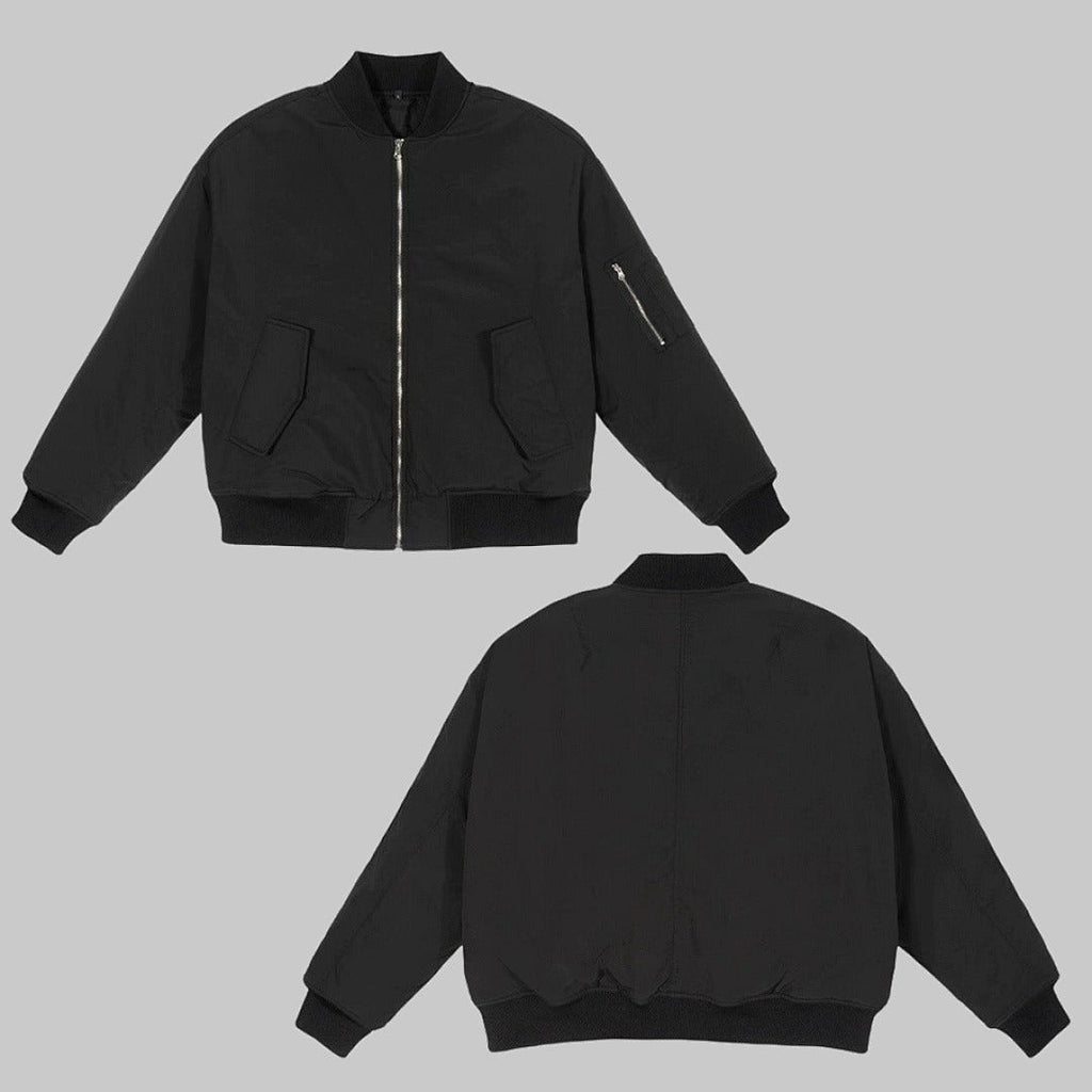 Cropped Bomber Jacket