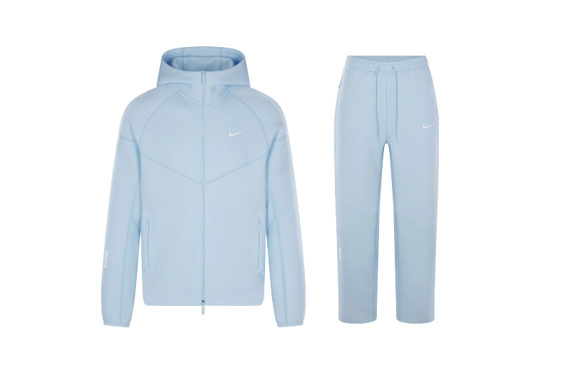 Nike Sportswear x NOCTA Tech Fleece Full Zip Hoodie & Joggers Set Cobalt Tint