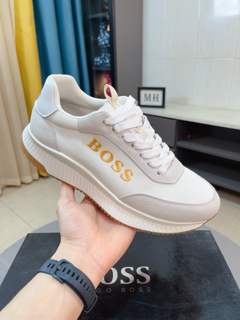 Hugo Boss Panelled Low-Top Sneakers