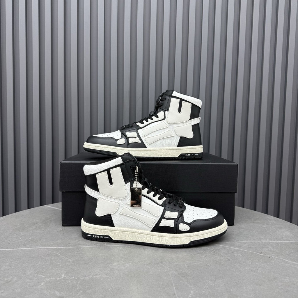Amiri Two-Tone High-Top Sneakers