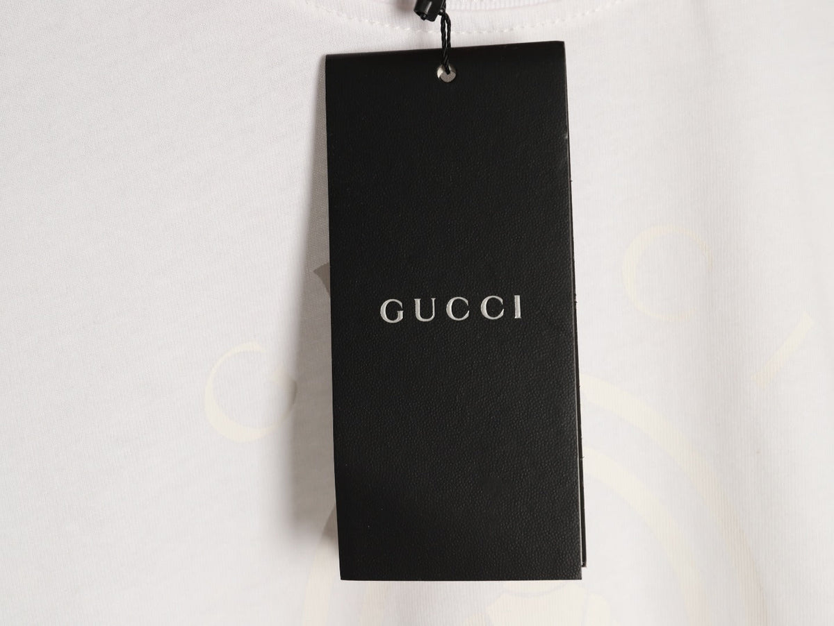 Gucci Crew-Neck Short-Sleeve T-Shirt - White